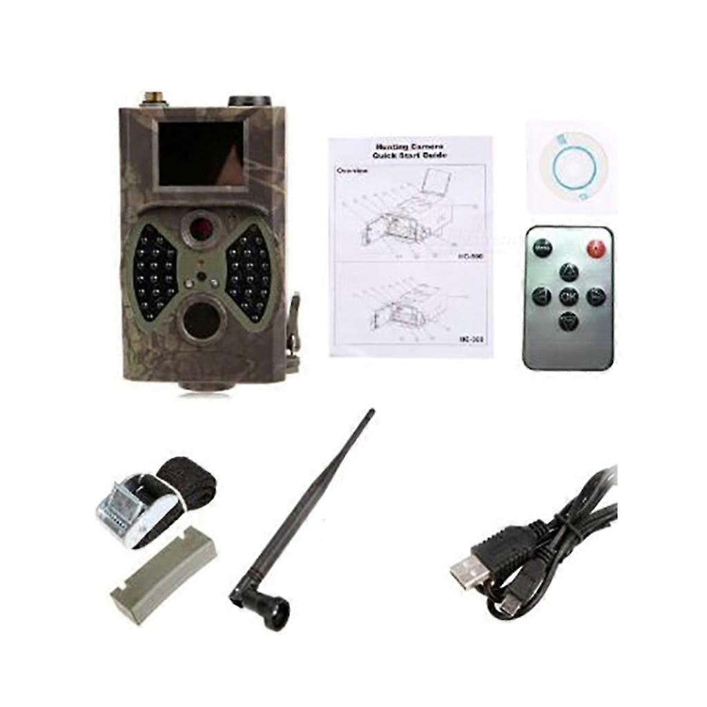 HC300M Chasse Trail Caméra HC-300M 12MP 1080P Vidéo Vision Nocturne MMS GPRS Scouting Caméra de chasse de jeu infrarouge
