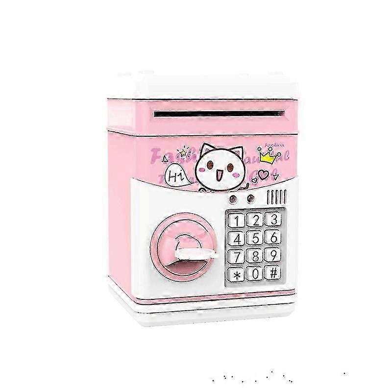 Automatic Electronic Money Box for Children - with Password -Pink