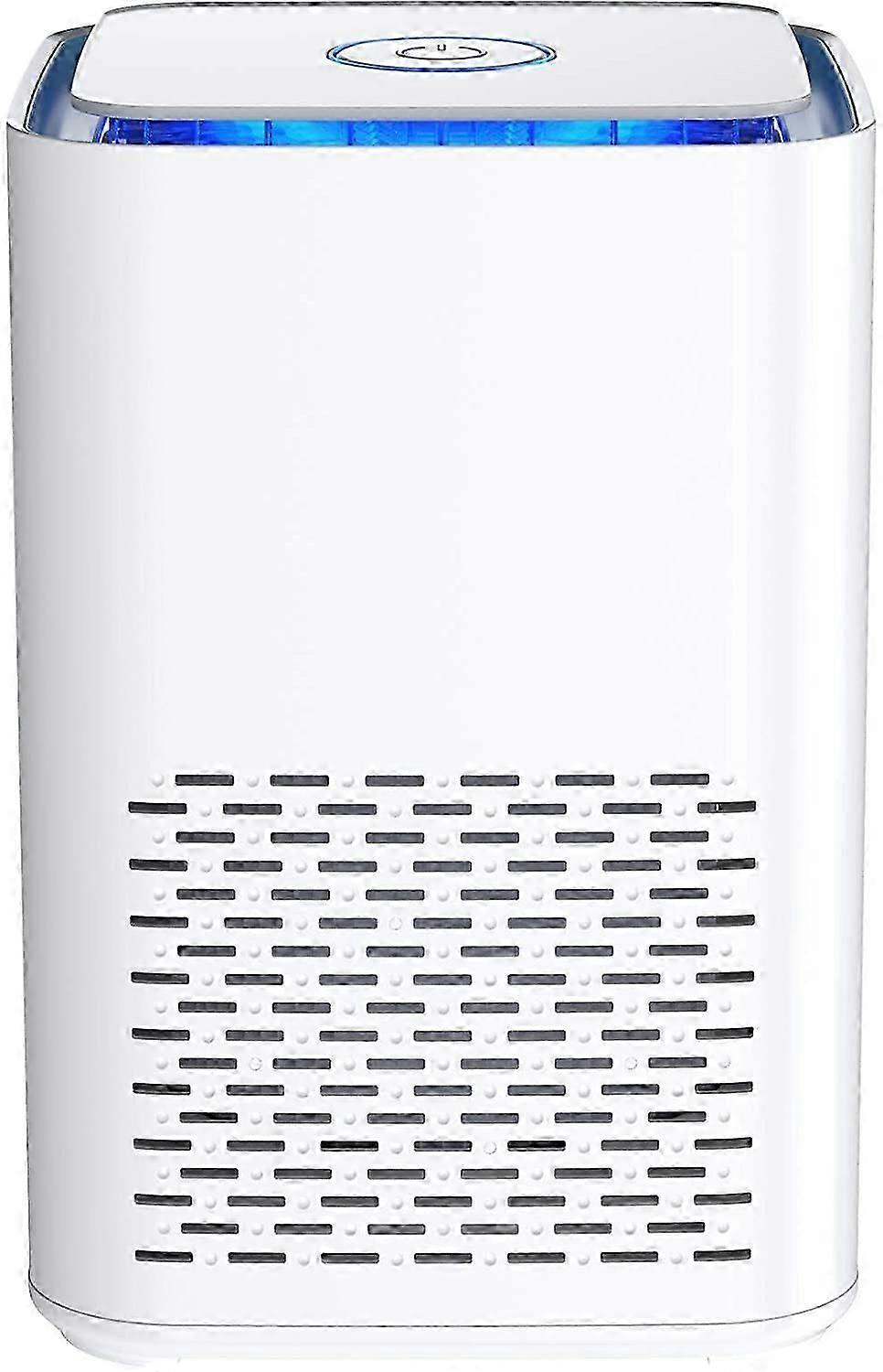 Home Air Purifier, True HEPA Air Filter for Bedroom, Office, Odor Eliminator for Allergies and Pets, Smoke, Dust, Mildew, Quiet Night Light