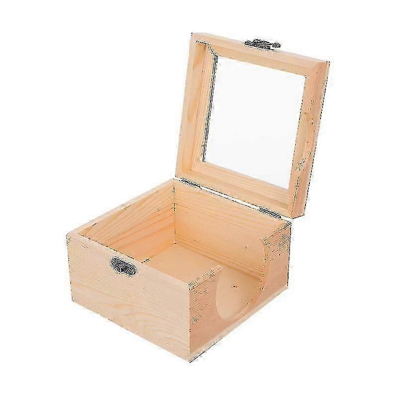 15X15x10 سنتيمتر الفراش الأليفة بيت النوم الهامستر مأوى خشبي مخبأ الأليفة SL