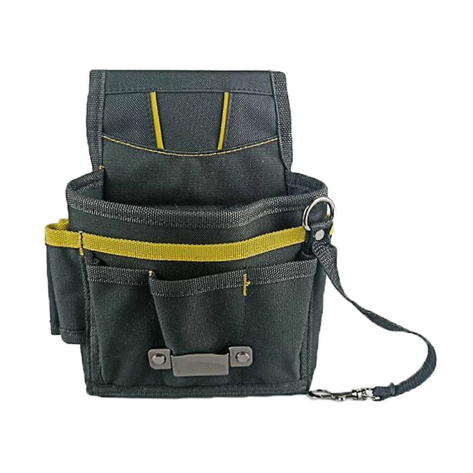 Tool Pouch Belt with Hardware for Storage and Maintenance of Electrician's Tools