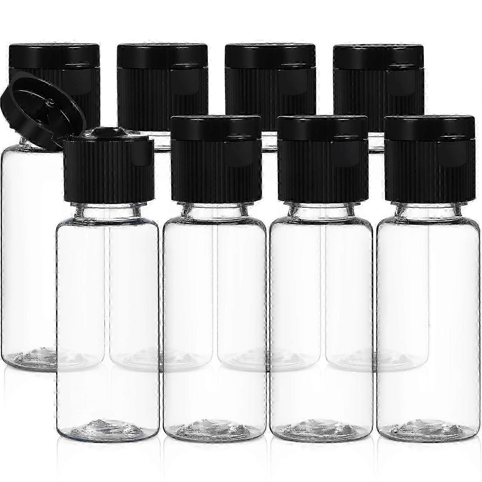 30 Pcs Small Empty Sample Bottles with Lids for Shower Gel Emulsion 7.5x2.4cm