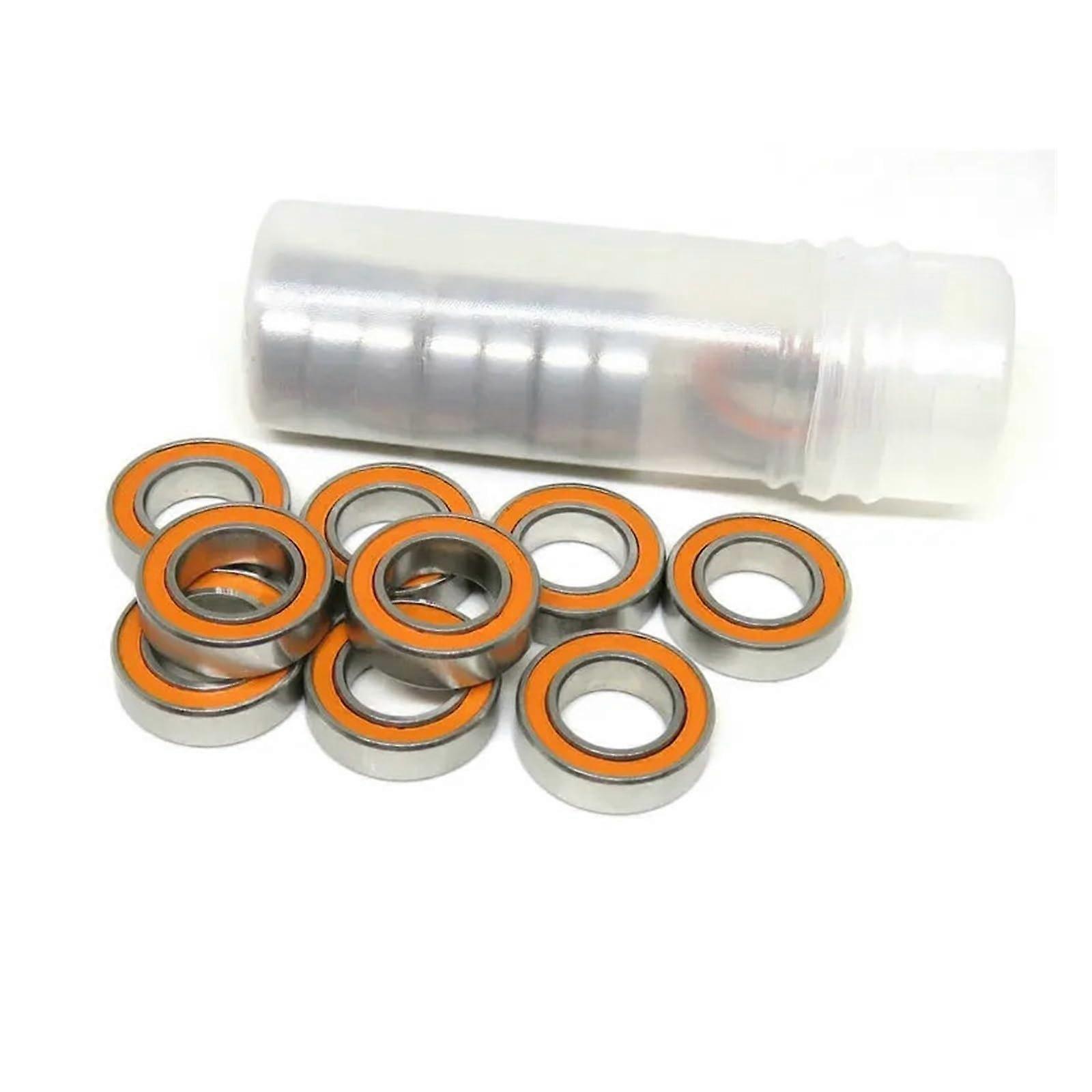 10pack Stainless Steel Hybrid Ceramic Bearings (Size: SMR105C2OS 5x10x4mm)
