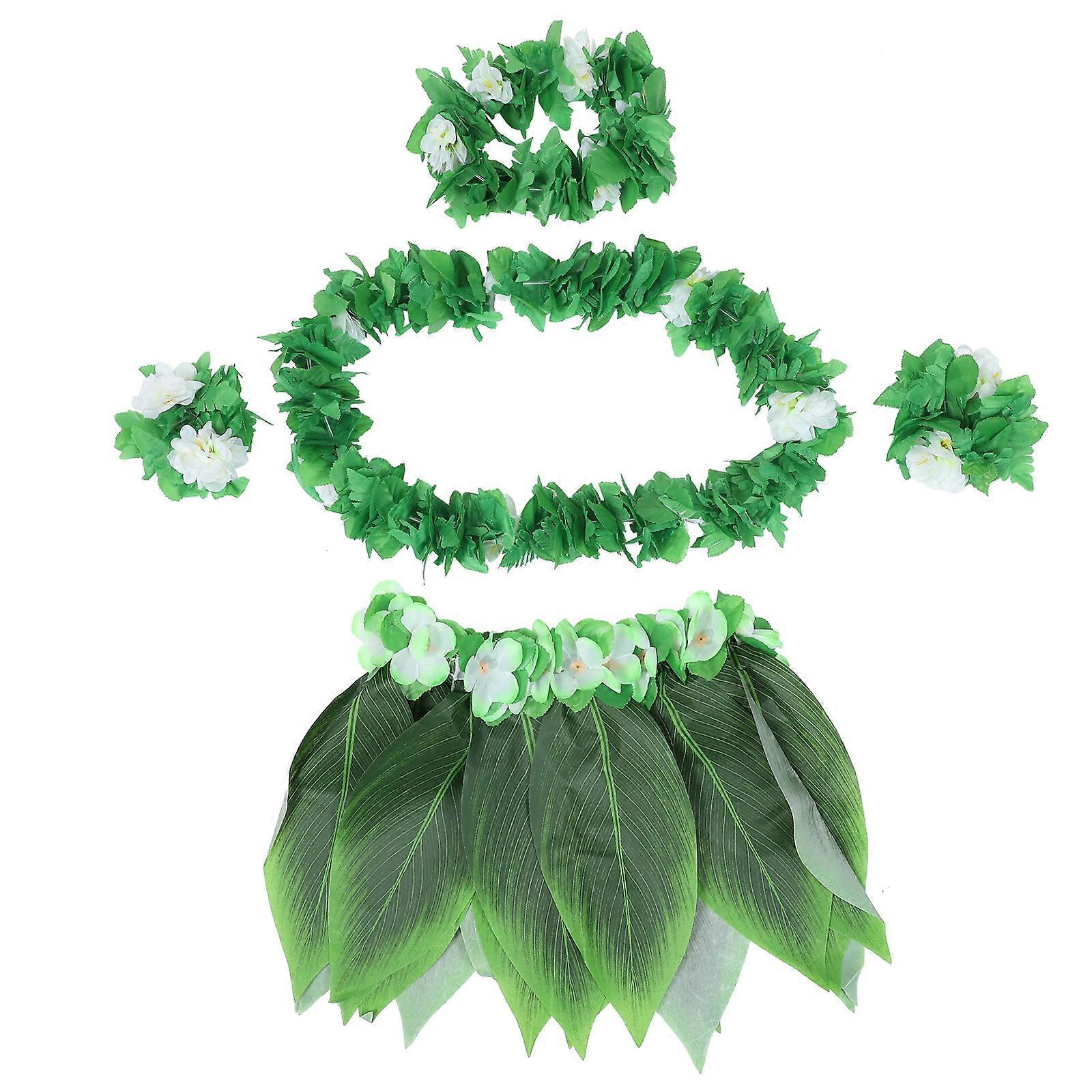 Luau Party Supplies,Hawaiian Costume Set with Comfortable Adjustable Components