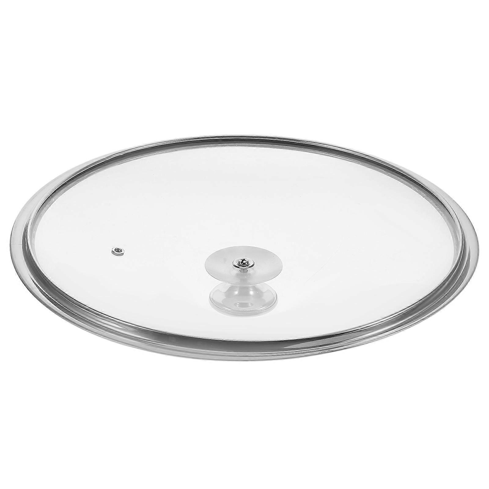Universal Frying Pan Lid For Pots And Pans 34 Cm Round Simple Design Safety 1Set