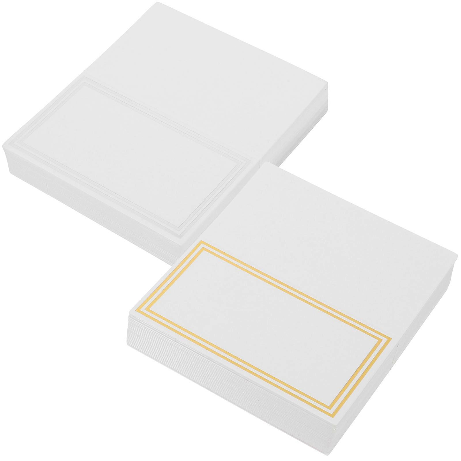 Tent Cards For Table Setting Party Reserved Cards Wedding Place Card Elegant Design Gold 10.00X9.00X1.00CM 100Set