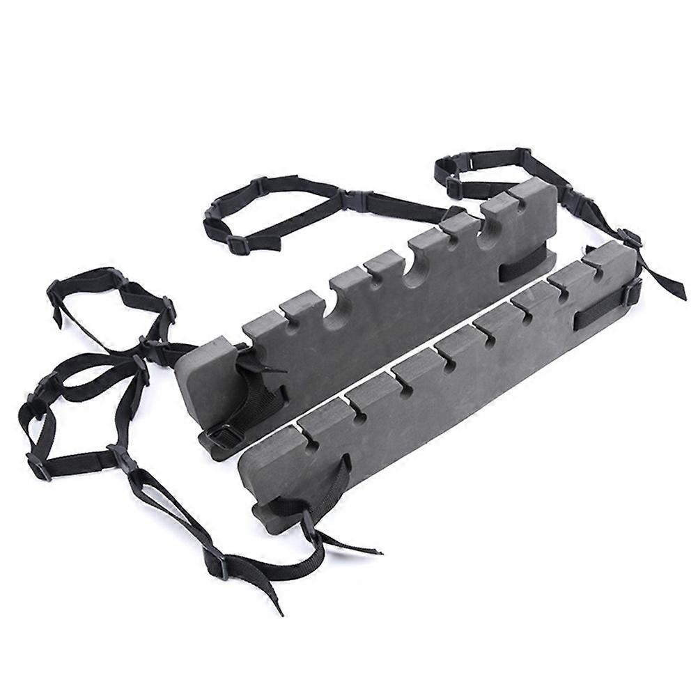 Fishing Rod Rack Portable Magnetic Mounting Anti Slip Car Transport Rectangular Shape 1 Pair