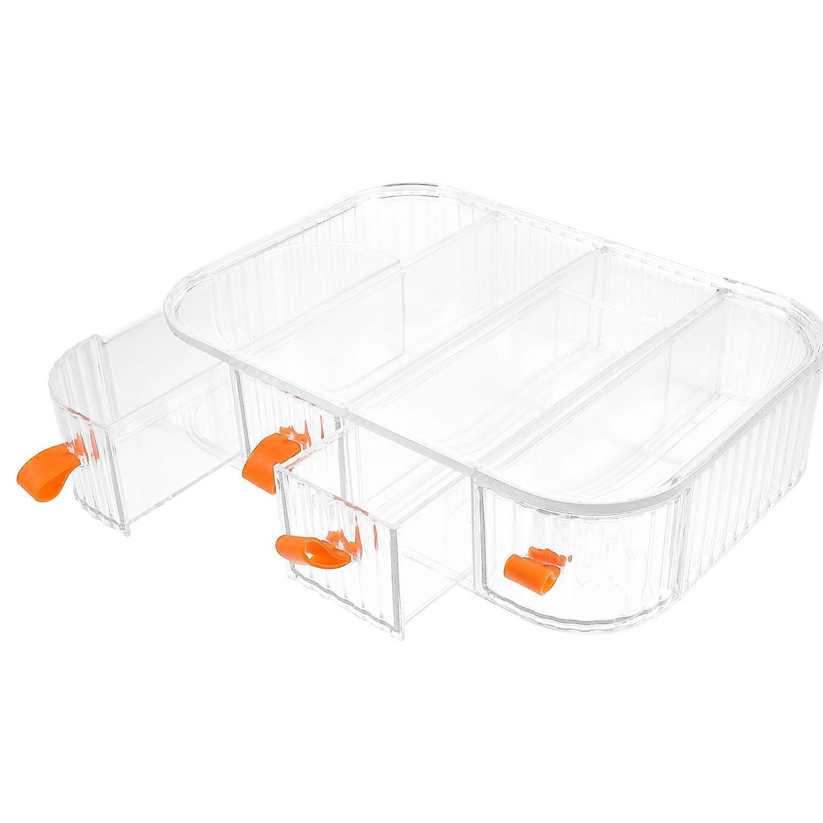 Clear Acrylic Sunglasses Storage Case with Multi Functional Organizer for Glasses, Jewelry & Accessories – Compact Eyewear Display Holder for Home or