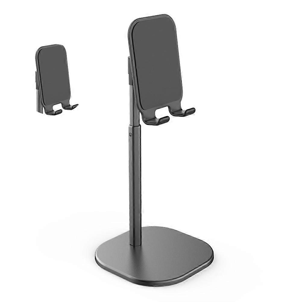 Tablet Holder Stand Universal Foldable Lazy Phone Bracket Desktop Flat Base Black Charging While Watching 1Set