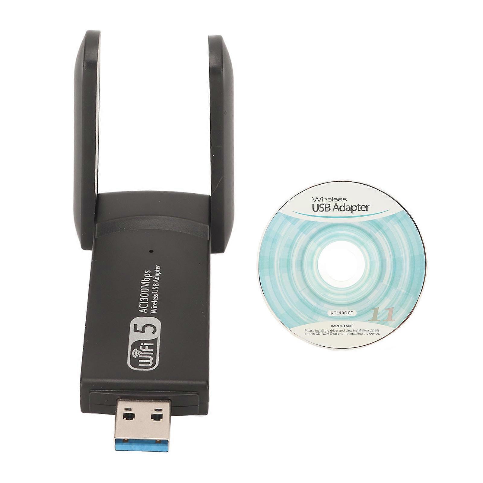 USB WiFi Adapter Professional 1200M 2.4G 5.8G Dual Band Gigabit Laptop Network Card for Desktop Computer