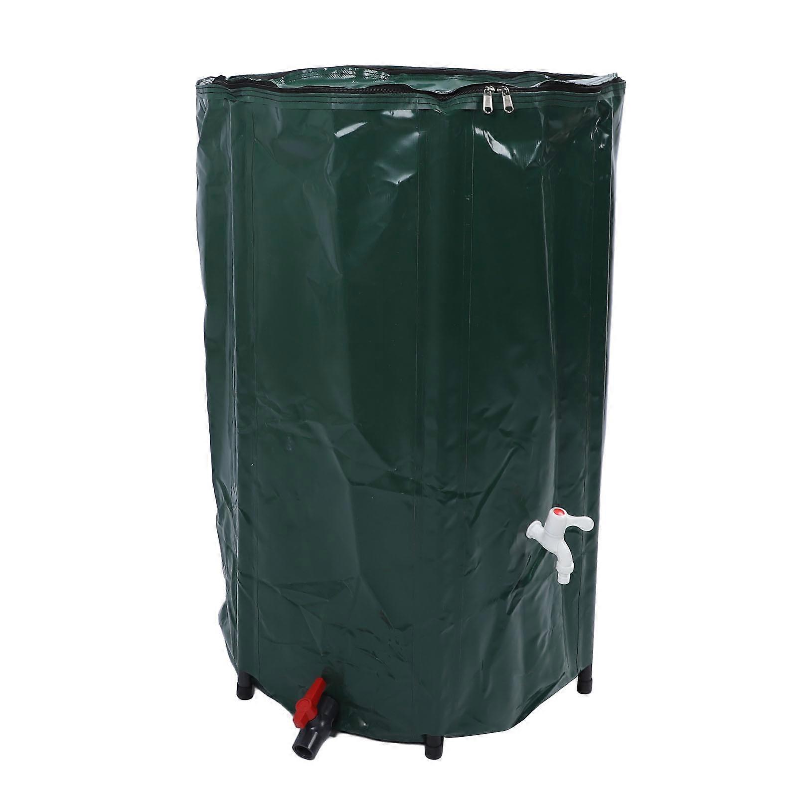 Collapsible 1000L Rain Barrel with Filter, 100cm x 125cm Portable