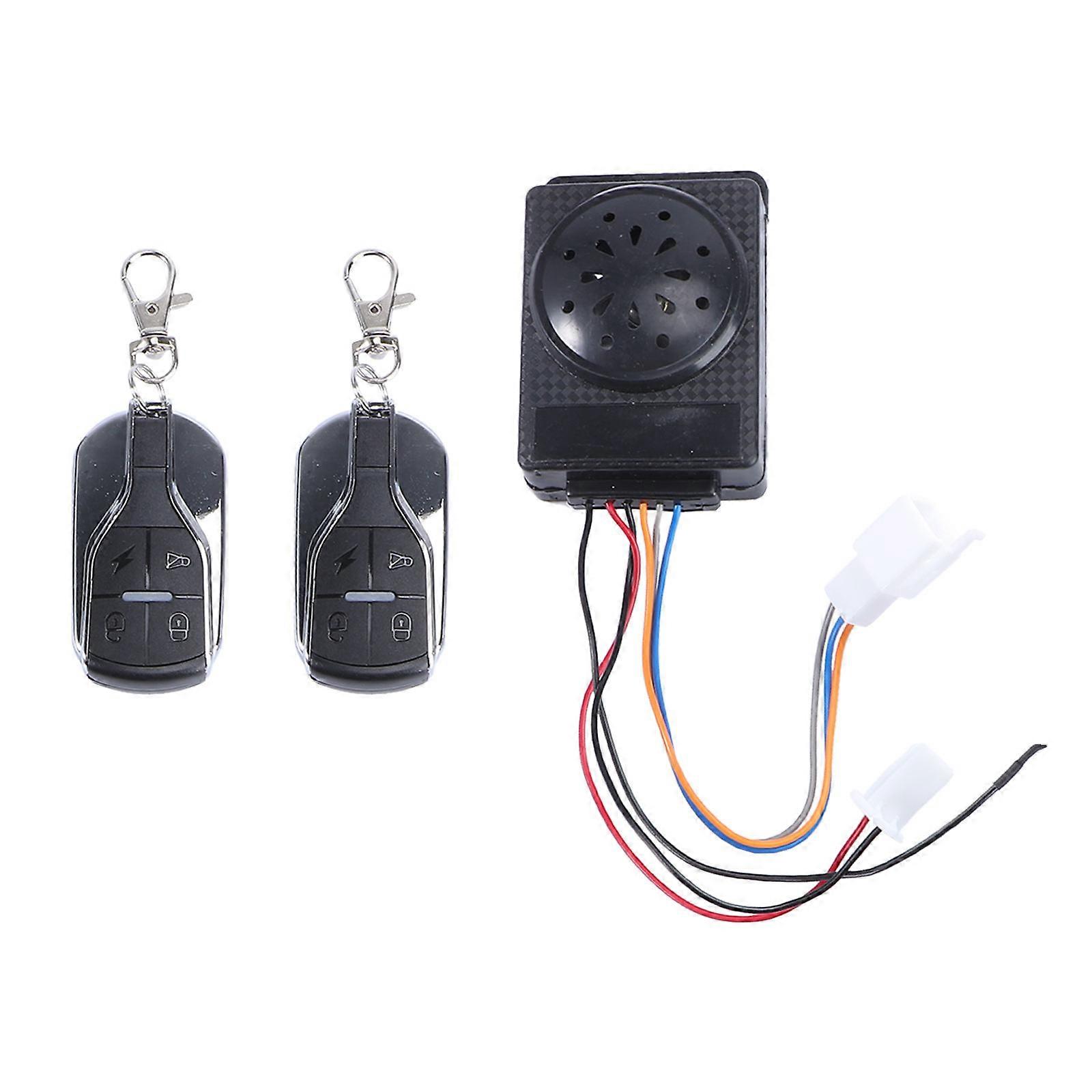 Alarms & Anti-Theft Motorcycle Security Alarm System with Cutting Off Remote Engine Start 3Pc for Motorcycle Owners