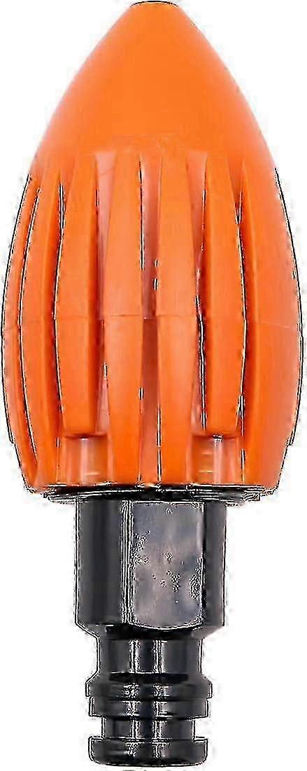 Sewer Cleaning Nozzle, The Water Rocket, Sewer Pressure Washer Nozzle,fits Garden Hose (Orange) SZRH A-M