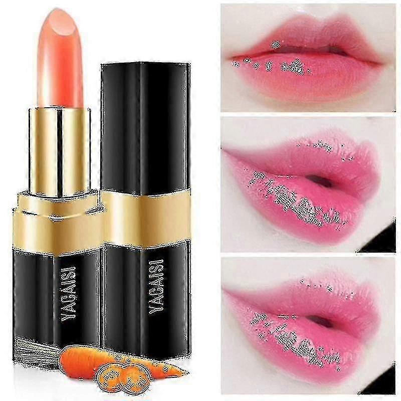 Yacaisi Temperature Color Changing Lipstick Waterproof Long Lasting Nutritious