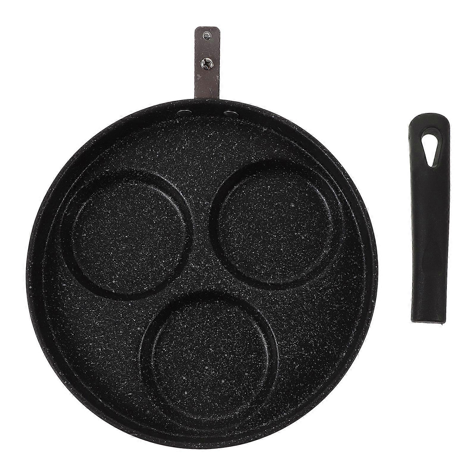 Egg Cooking Pan Non Stick Frying Pan Waffle Cooker For Households Multi Food Cooking Medical Stone Coating 15.4×9.1×1.2in 1Pcs