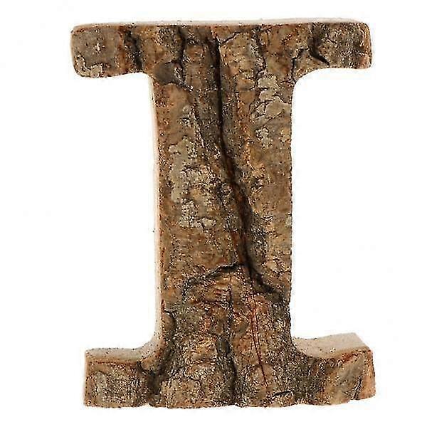 2x Handcraved Wooden Letters Door Numbers Alphabet Letter Floating Adress Name I