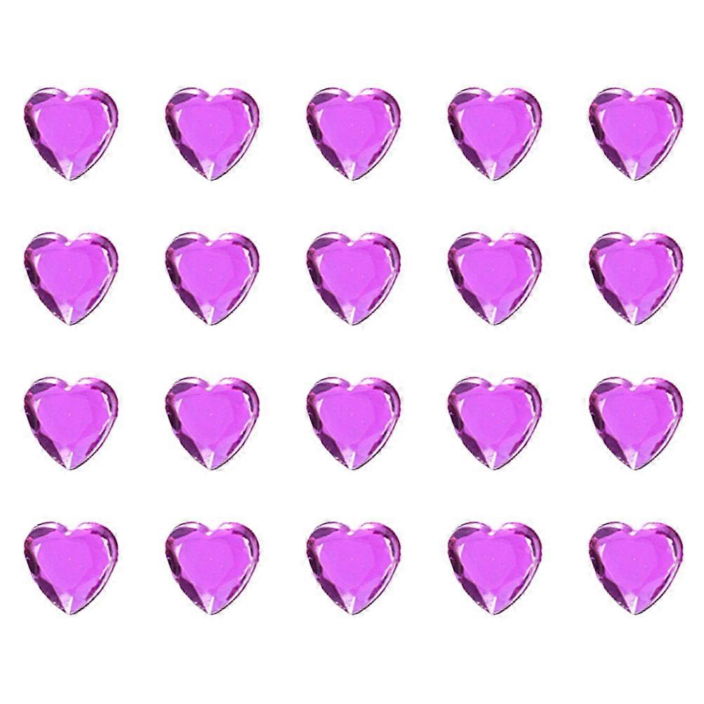 Craft Gems For Kids Purple Acrylic Flatback Gems Rhinestone Embellishments Diy Crafts 300Pcs