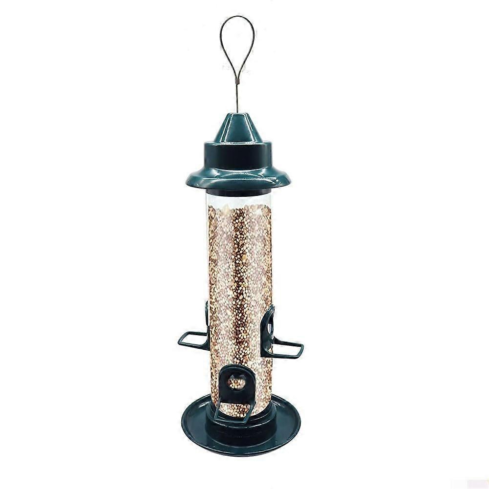 Automatic Bird Feeder Station for Squirrels, Durable Weatherproof Hanging Design, Large Capacity, Easy to Clean