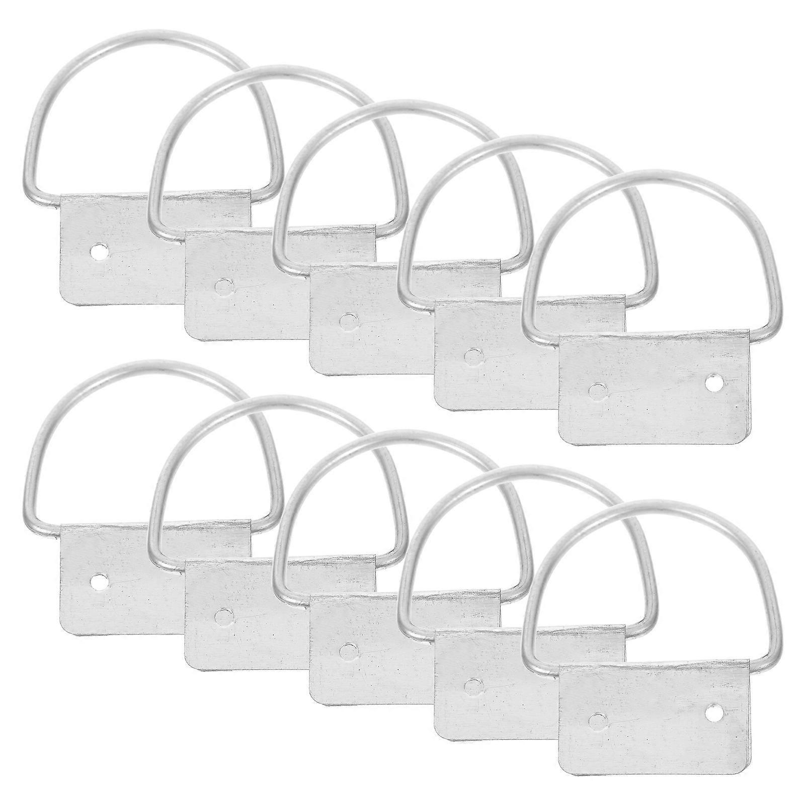 Trash Can Handle Replacement 10pcs Easy Installation Multi Functional Design For Indoor Outdoor Use Garbage Can Pull Handles