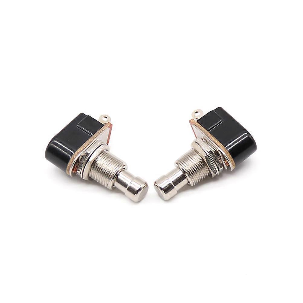 ギターエフェクトペダルフットスイッチトッパーメタルエレキギターエフェクトペダルボタンギタリスト3.90x2.00x1.17cmON-OFFモーメンタリタイプ5セット