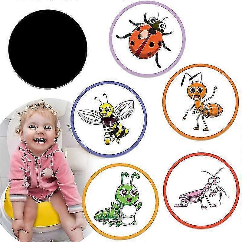 10 Sheets Of Potty Training Decals Cartoon Toddler Potty Training Toilet Color Changing Sticker