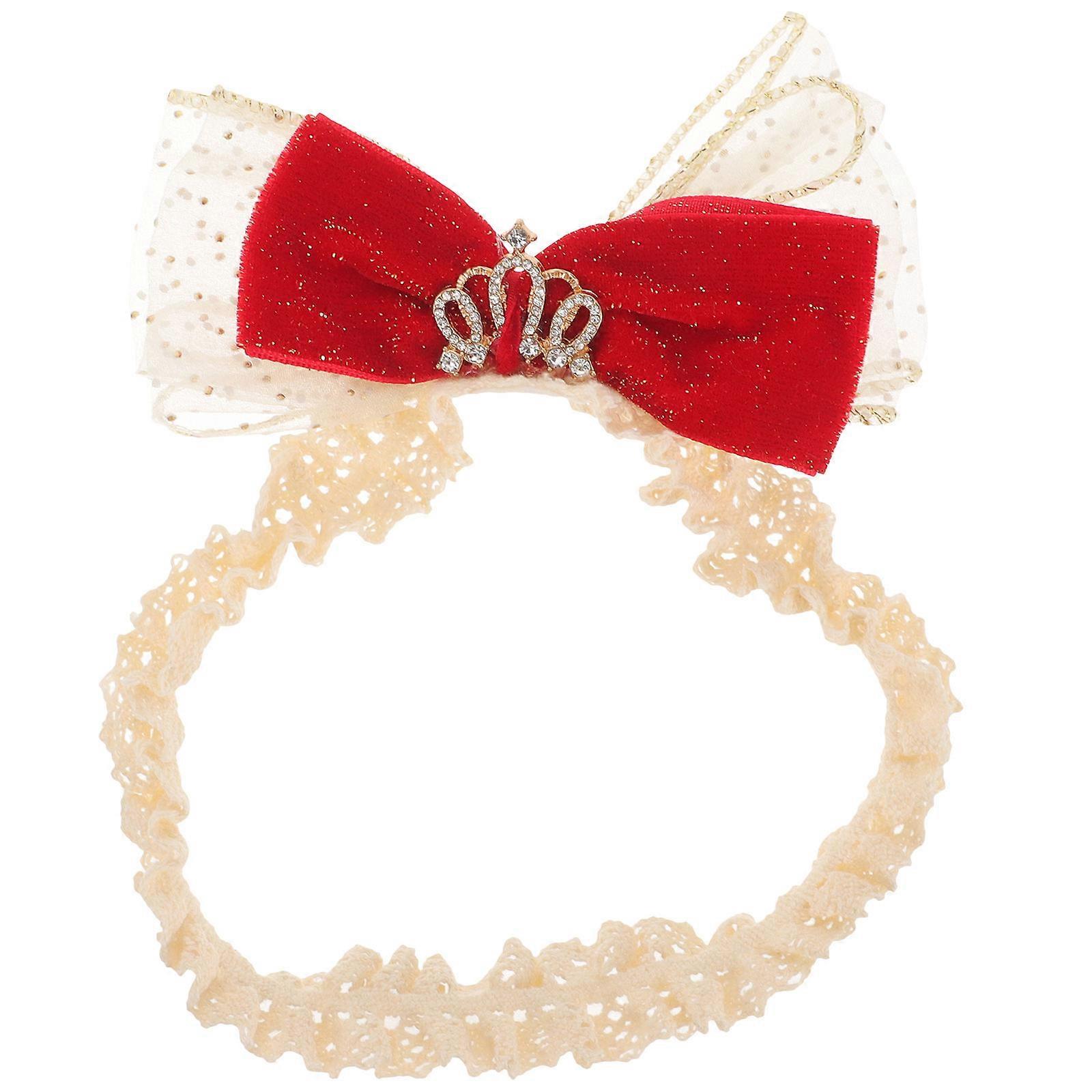 Bow Headband Elastic Hairband for Newborns Comfortable Durable Hair Accessory for Birthdays Festivals