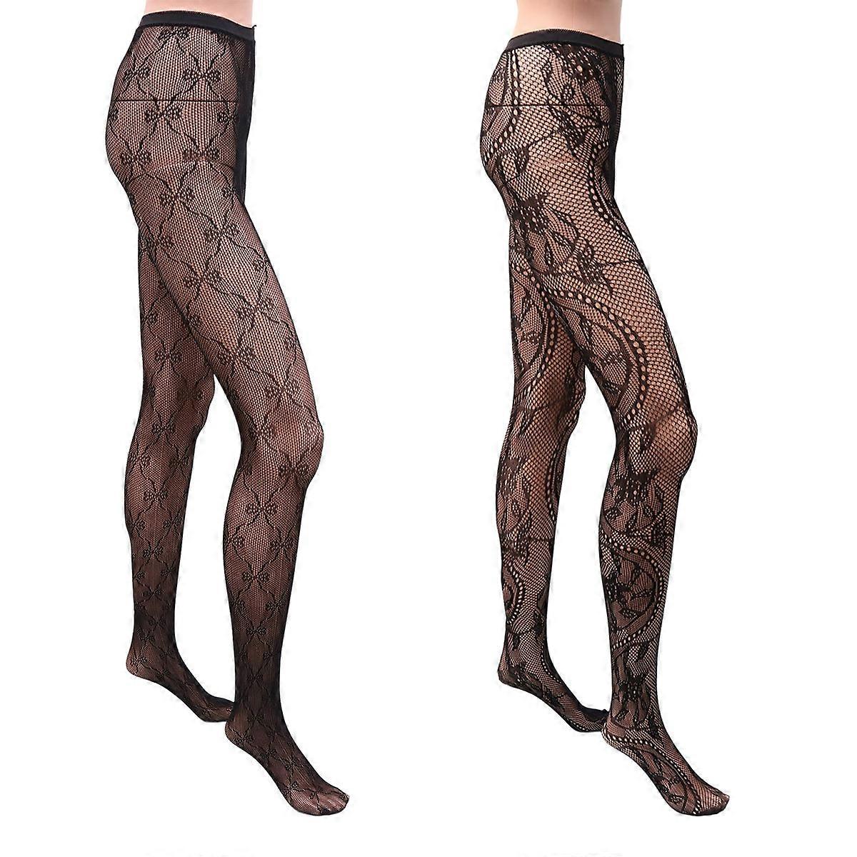Stockings for Women Pantyhose Mesh Leggings Spandex Material Breathable 2Pack Summer Wear