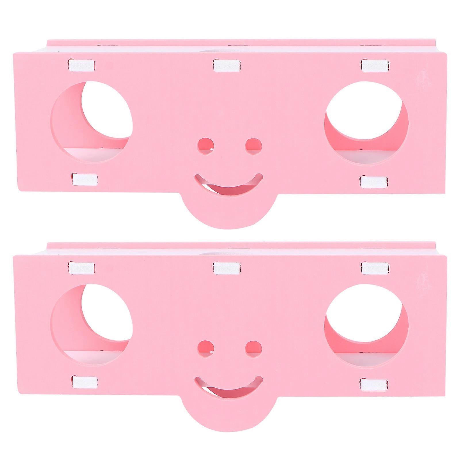 Pet Hamster Toy Platforms Resting Place for Small Furry Animals Indoor Entertainment Random Color 2Pcs