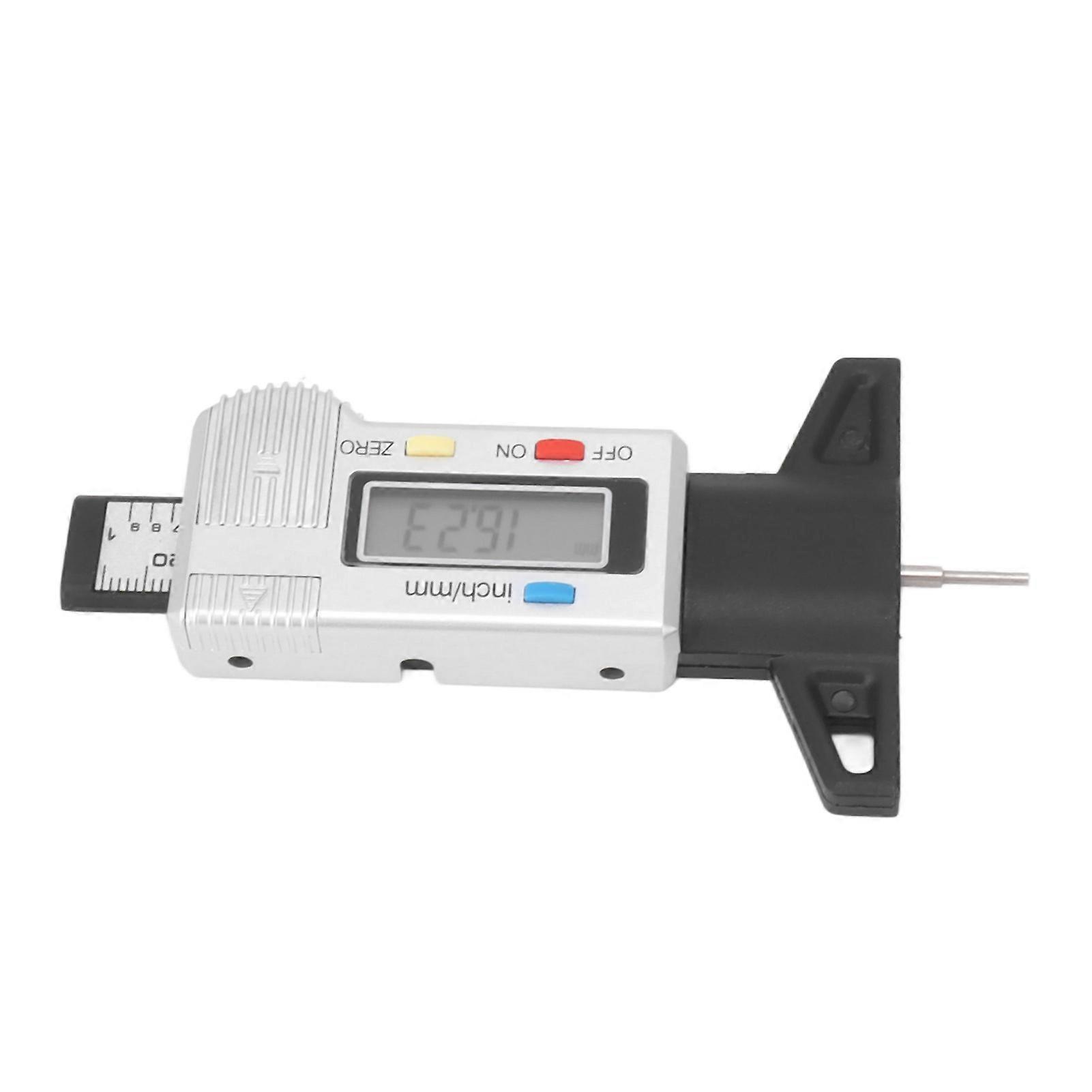 Digital Tire Tread Depth Gauge 0-25.4mm Range Accurate Reading