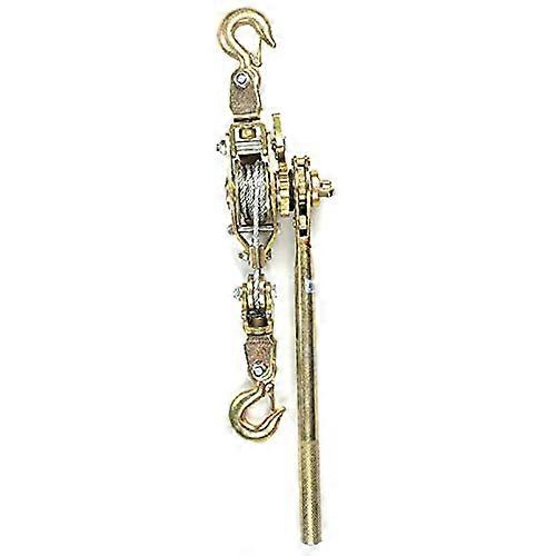 Ratschenabzieher Cable Ratchet Puller With 2 Hooks 2T/3T/4T Manual Ratcheting Tool For Tree Fence Adjusters And Trailers