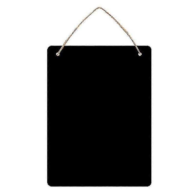 Double Sided Rustic Chalkboard Hanging Signs for Shops, Bars, and Salons