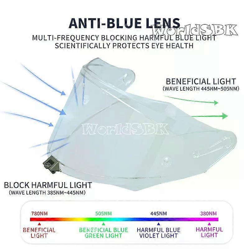 Κατάλληλος φακός γείσων κρανών μοτοσικλετών R2R για το KYT R2R αντικαθιστά τα αντι-UV αντι-γρατσουνιά dustproof εξαρτήματα μοτοσικλετών ανεμοθώρακων