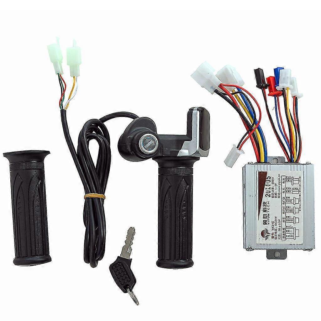 Throttle Twist Grip Speed Controller Compatible with Razor Scooter Brushed Motor E-Bike