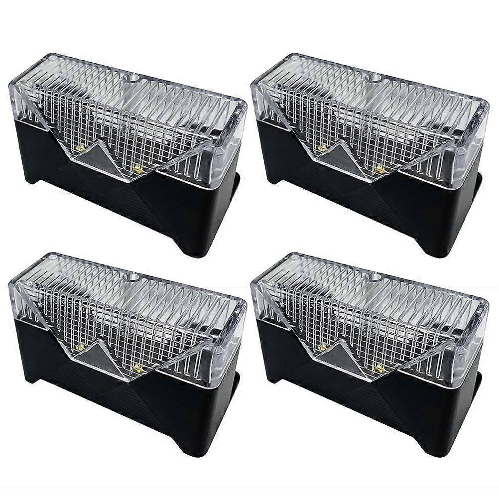 Ev Sahipleri ve Bahçıvanlar için Güneş Basamak Işığı Dış Mekan Aydınlatması ABS Malzeme 4 Adet