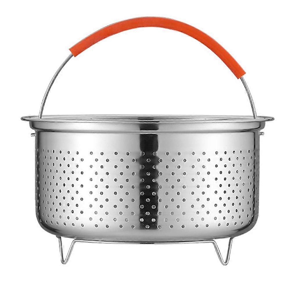 Stainless Steel Thickened Steamer Basket with Handle – Multi Use Rice Cooker Rack for Dumplings, Vegetables & More, Stackable Design for Even Heat