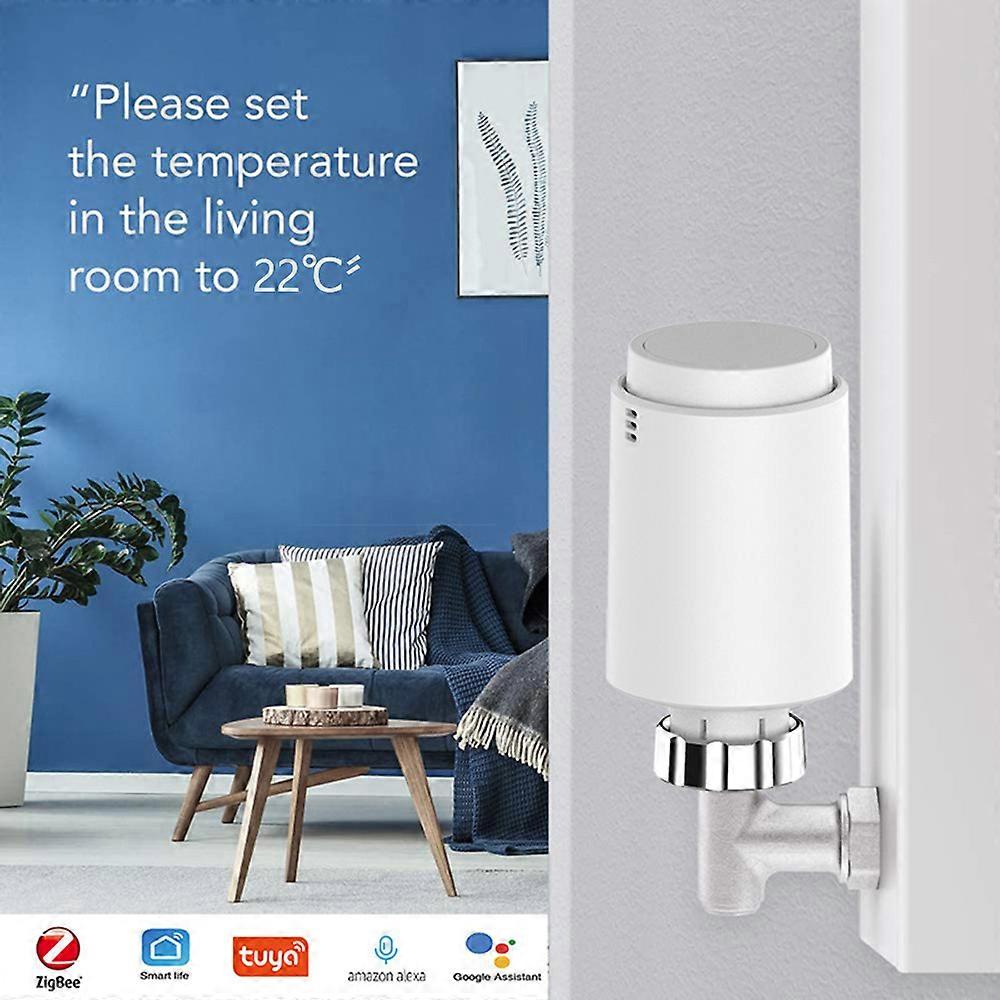 Intelligent Portable Radiator Programmable Controller Household Thermostat Temperature Regulating Valve ZigBee APP Remote Control