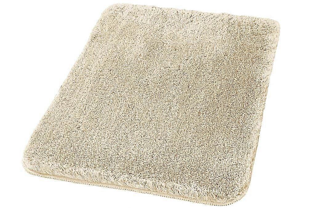 Bath Mat 60 x 100 cm Sand Beige Rectangular Bath Mat Bathroom Floor Mat Size 60 x 100 cm