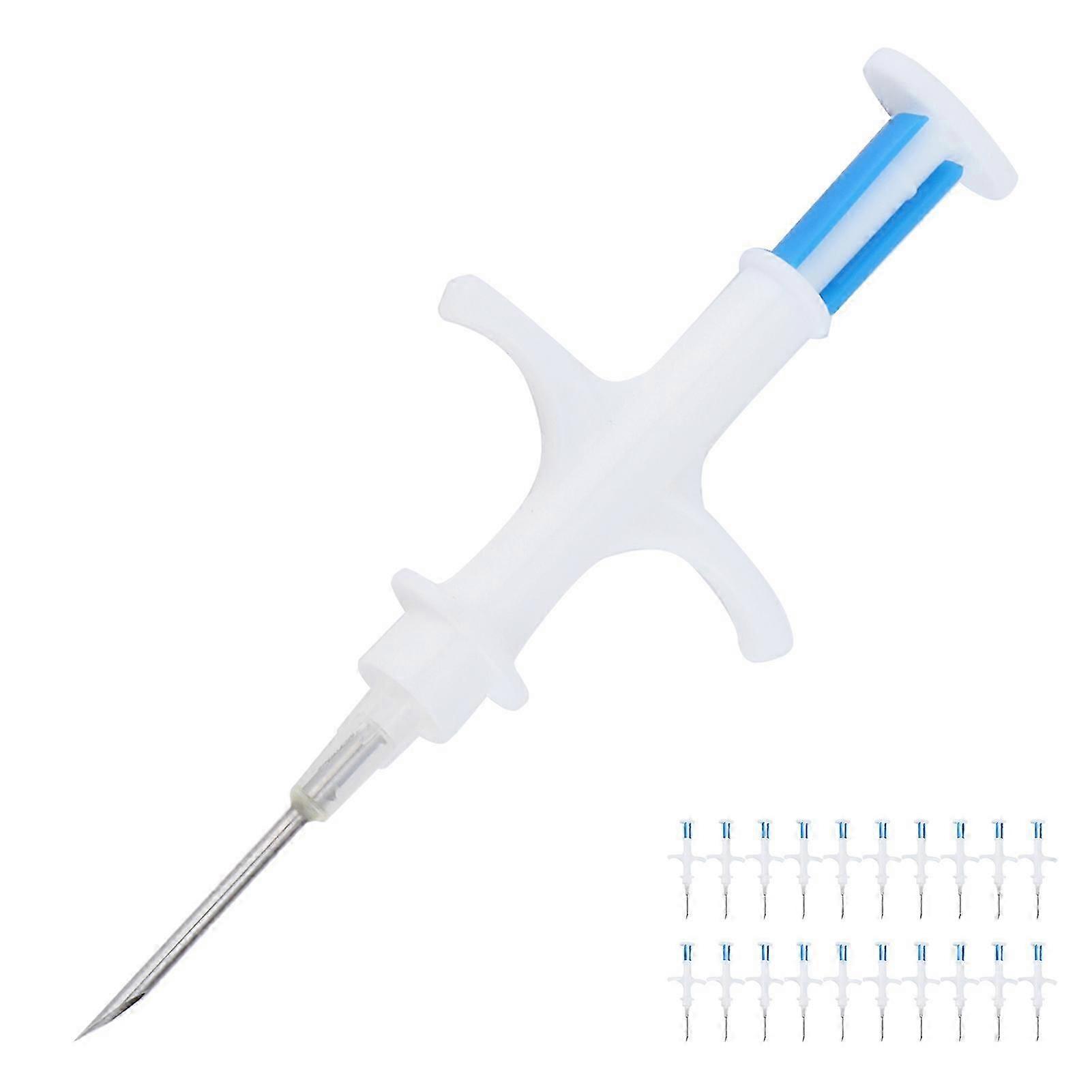 2025 Latest Model 20pcs Animal Microchips Implanted RFID ID Electronic Tag with