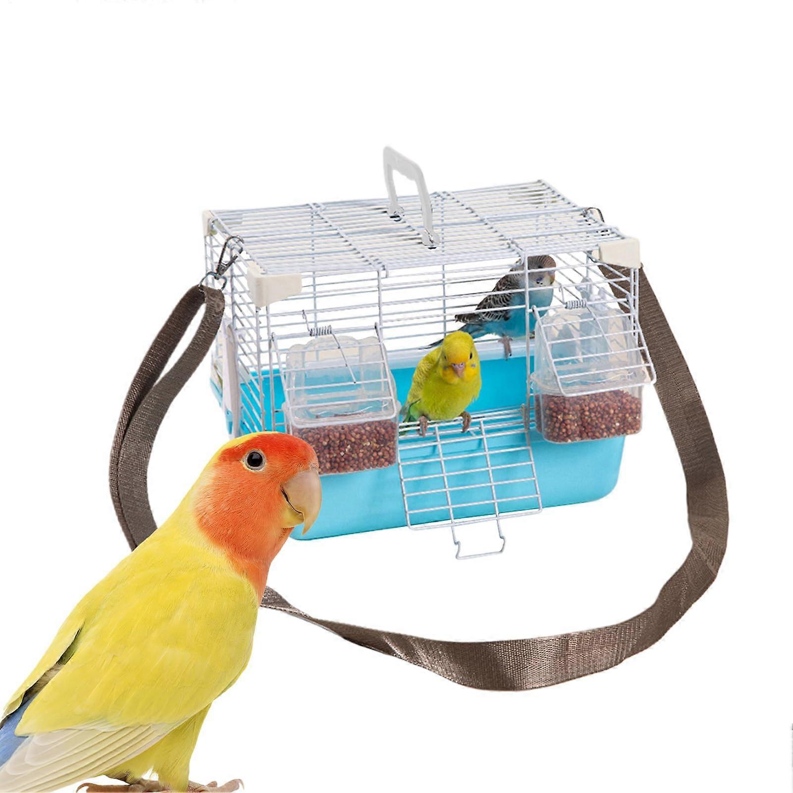Bird transport box Portable travel cage with carrying handle for small pets
