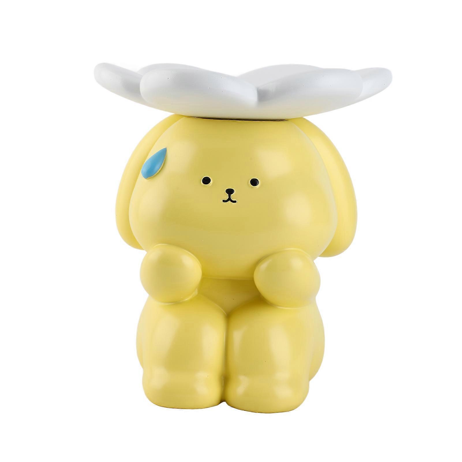 Rabbit Shape Storage Tray Resin Simple Modern Rabbit Decoration for Entryway Desktop