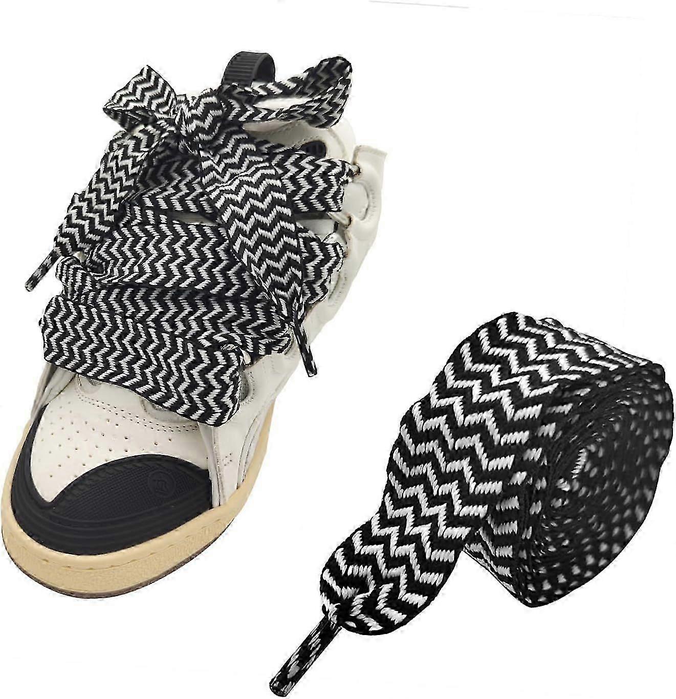 2cm Thick Fat Shoe Laces for Lanvin Sneakers, Original Jumbo Chunky Shoelaces