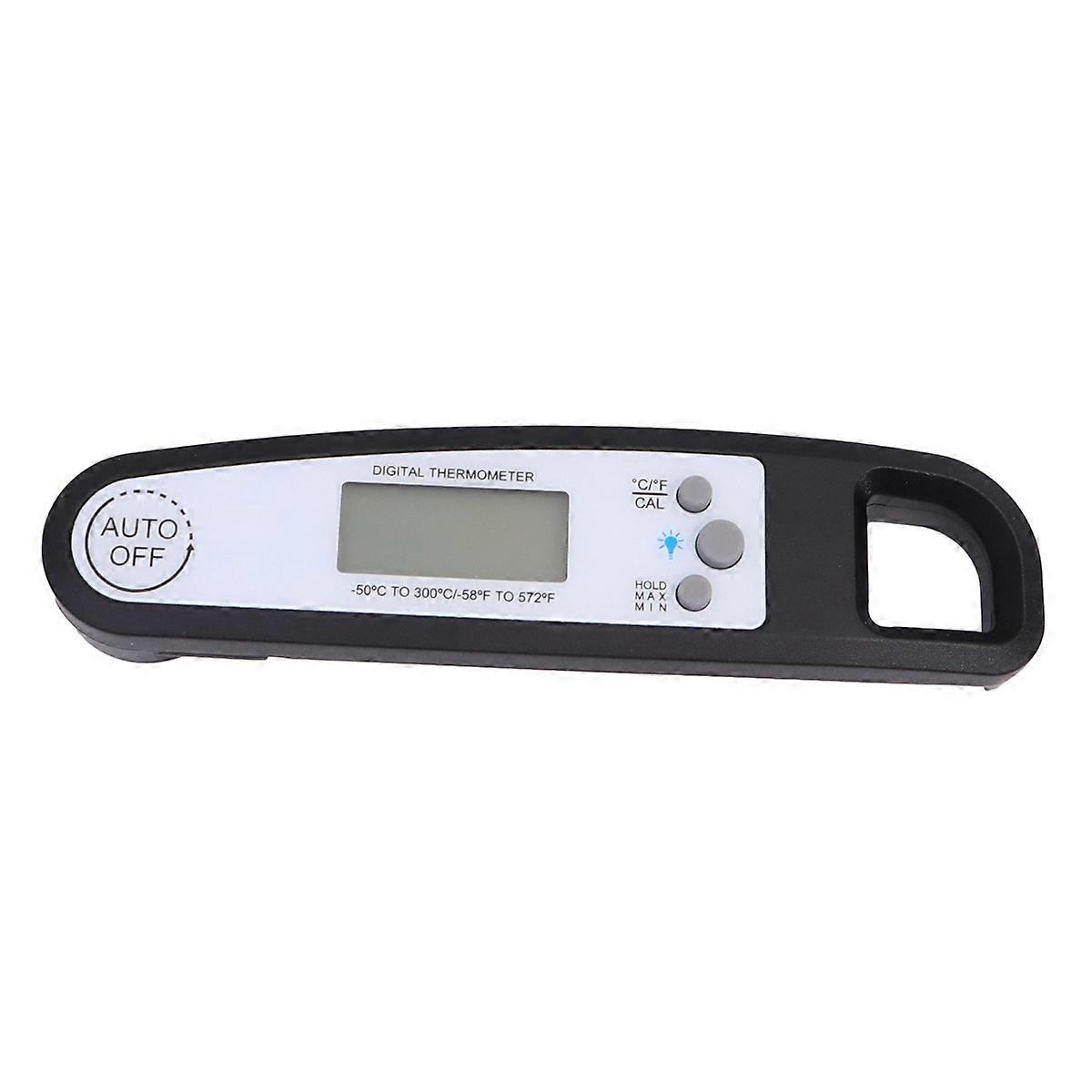 Luminous Foldable Digital Kitchen Thermometer with Precision Probe for Fast, Accurate BBQ and Grilling Temperature Measurement