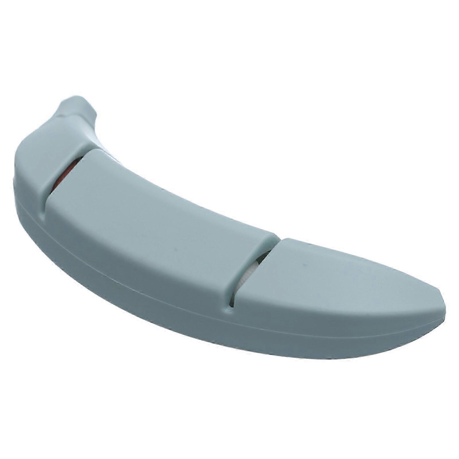 2-Slot Knife Sharpener Tool in Banana Design - Grey Kitchen Blade Sharpening Instrument for Standard Knives & Culinary Precision