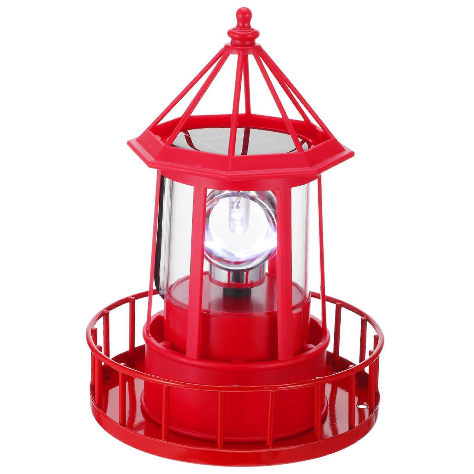 Solarpowered rotating garden decor for terrace, veranda, and weatherresistant iron landscape light with realistic texture, durable and sturdy.