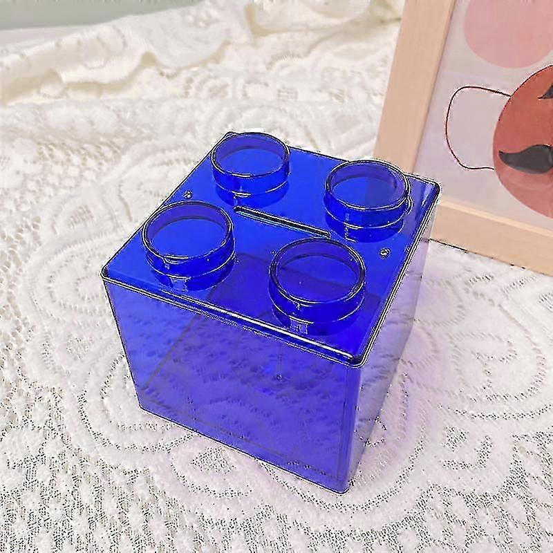 Dream Saver Building Block Kids Piggy Bank, Clear Acrylic Building Block Money Bank, Coin Saving Box For Girls Boys
