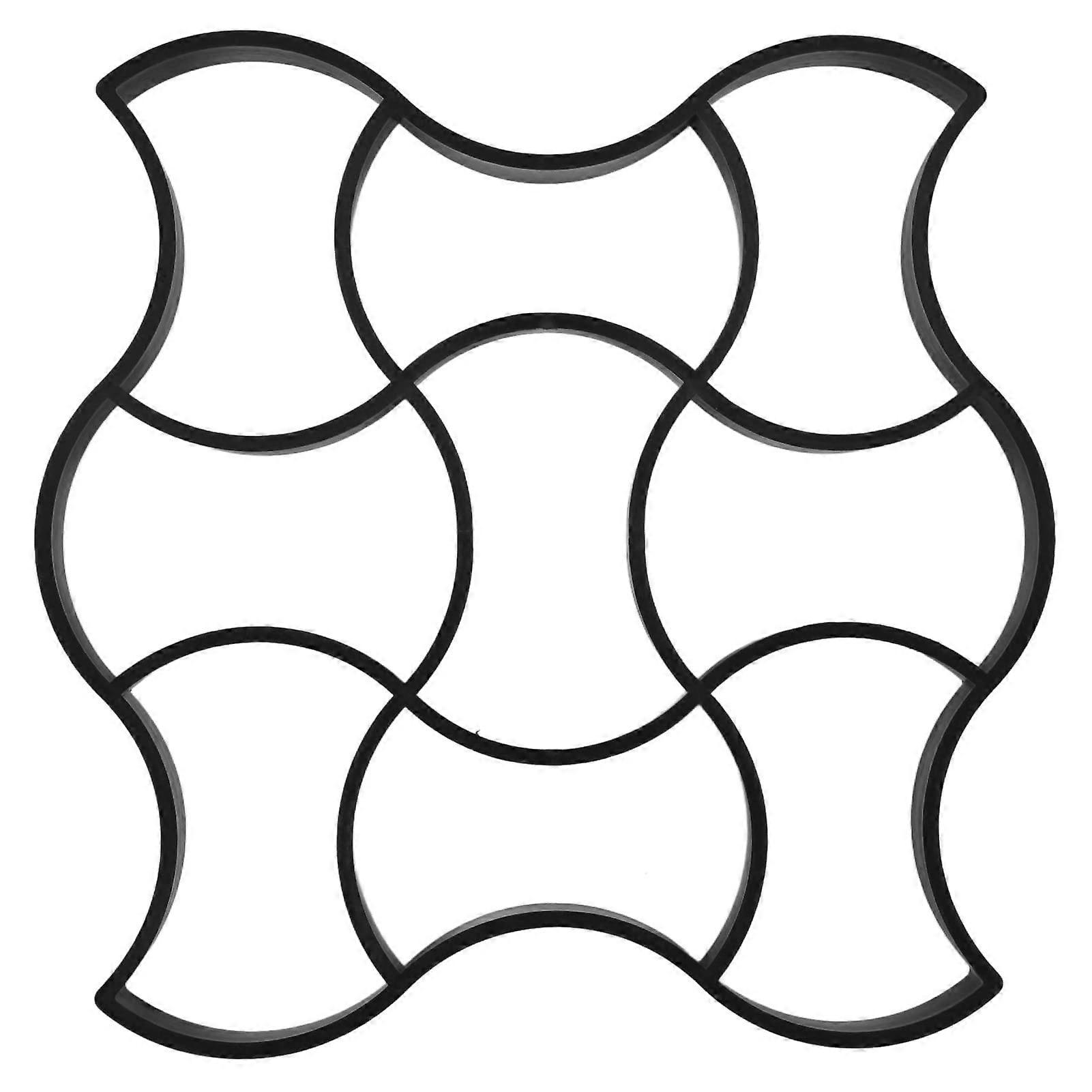 Plaster Mould, Unique Irregular Pattern, Garden, Yard, Paving, Cement, Floor Tiles, Reusable, Paint, Brick Shape, 50 x 50 cm