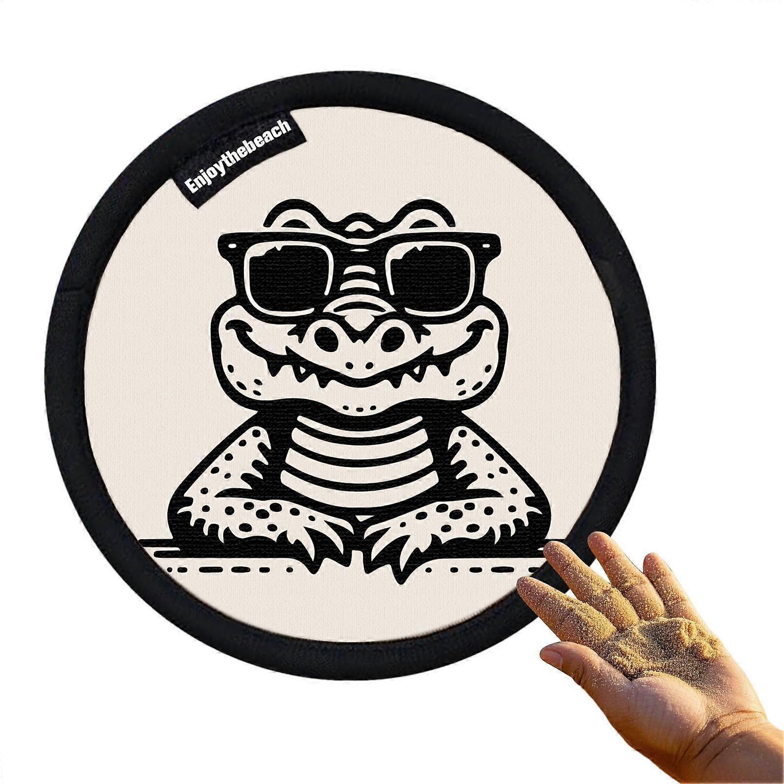 Sand Remover Sand Rubber Waterless Skin-Friendly Cleaner Bag Accessories for Women Men Family Crocodile