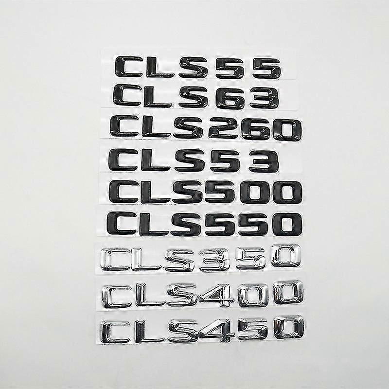 3 szín a Cls-osztályhoz C218 C219 C257 Cls53 Cls55 Cls63 Cls350 Cls450 Cls500 Cls550 embléma hátsó logó matrica