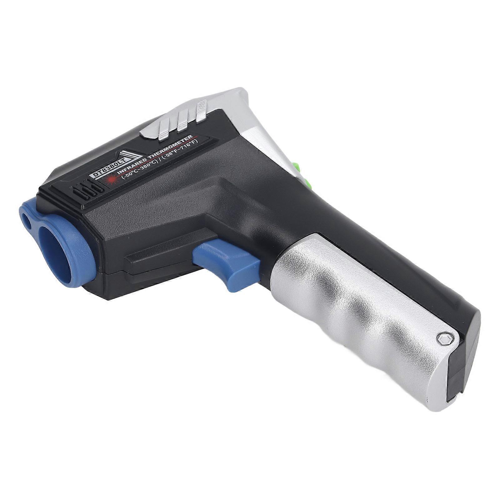Infrared Thermometer LCD Screen Backlit Display Auto Shutdown Low Battery Indication Industrial Temperature Gun 