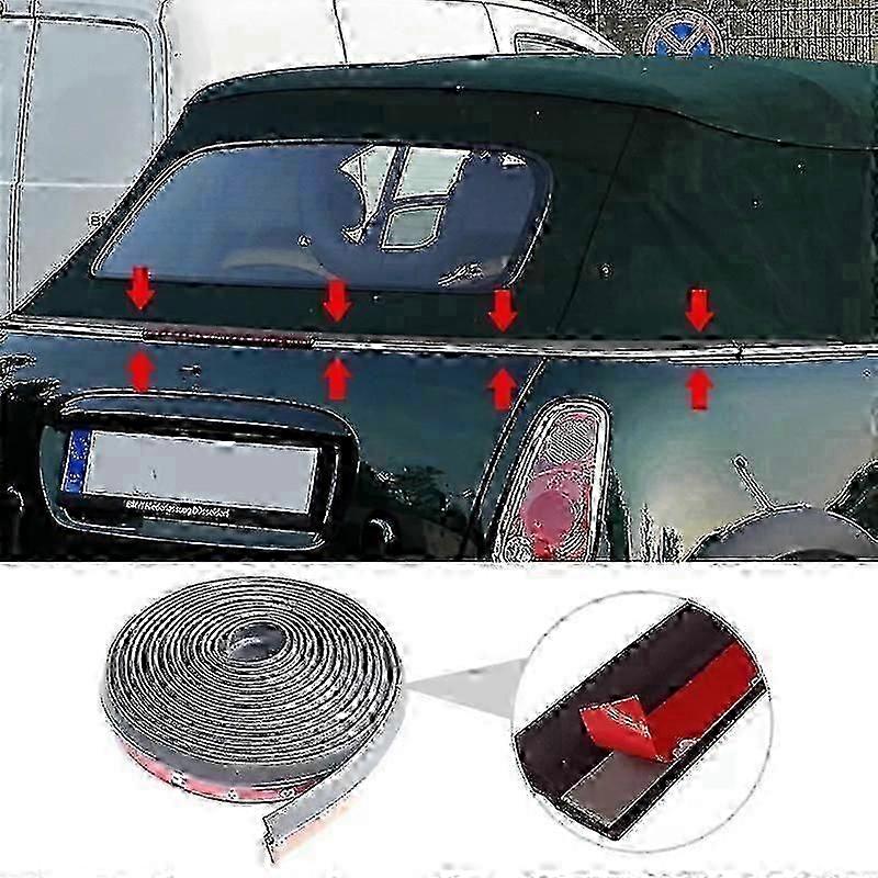?适用于 BMW Mini R52 敞篷后软顶密封件维修套件防风雨车顶装饰更换?